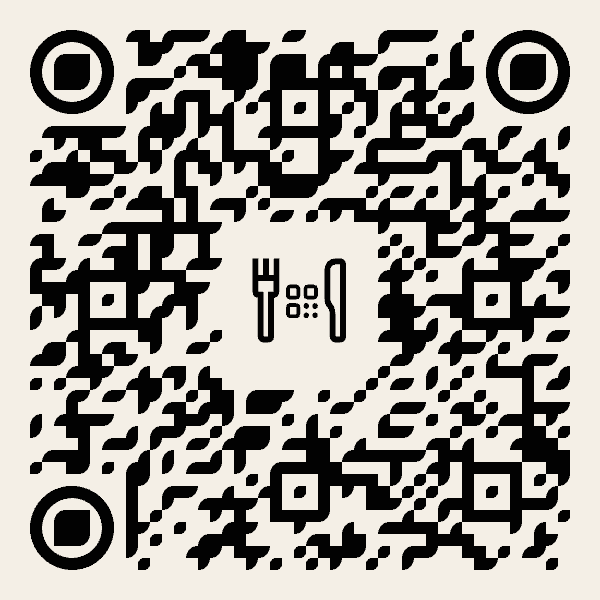Türkçe menü için QR kod